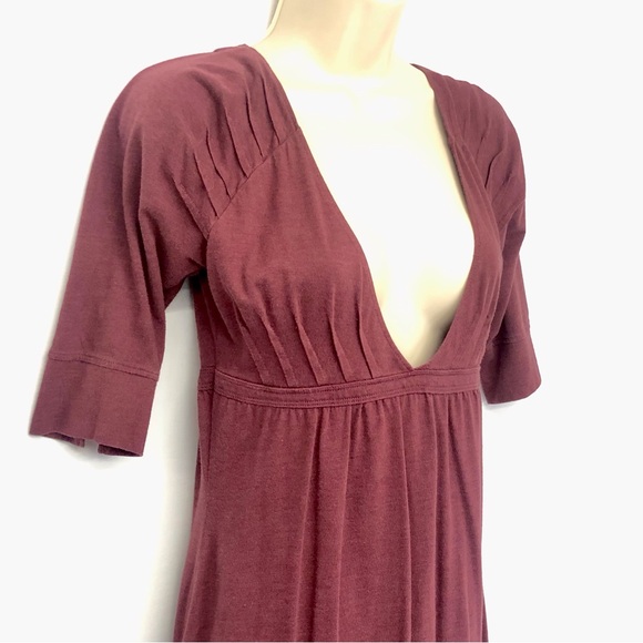 Element Brand Maroon Empire Waist Dress - Picture 4 of 16
